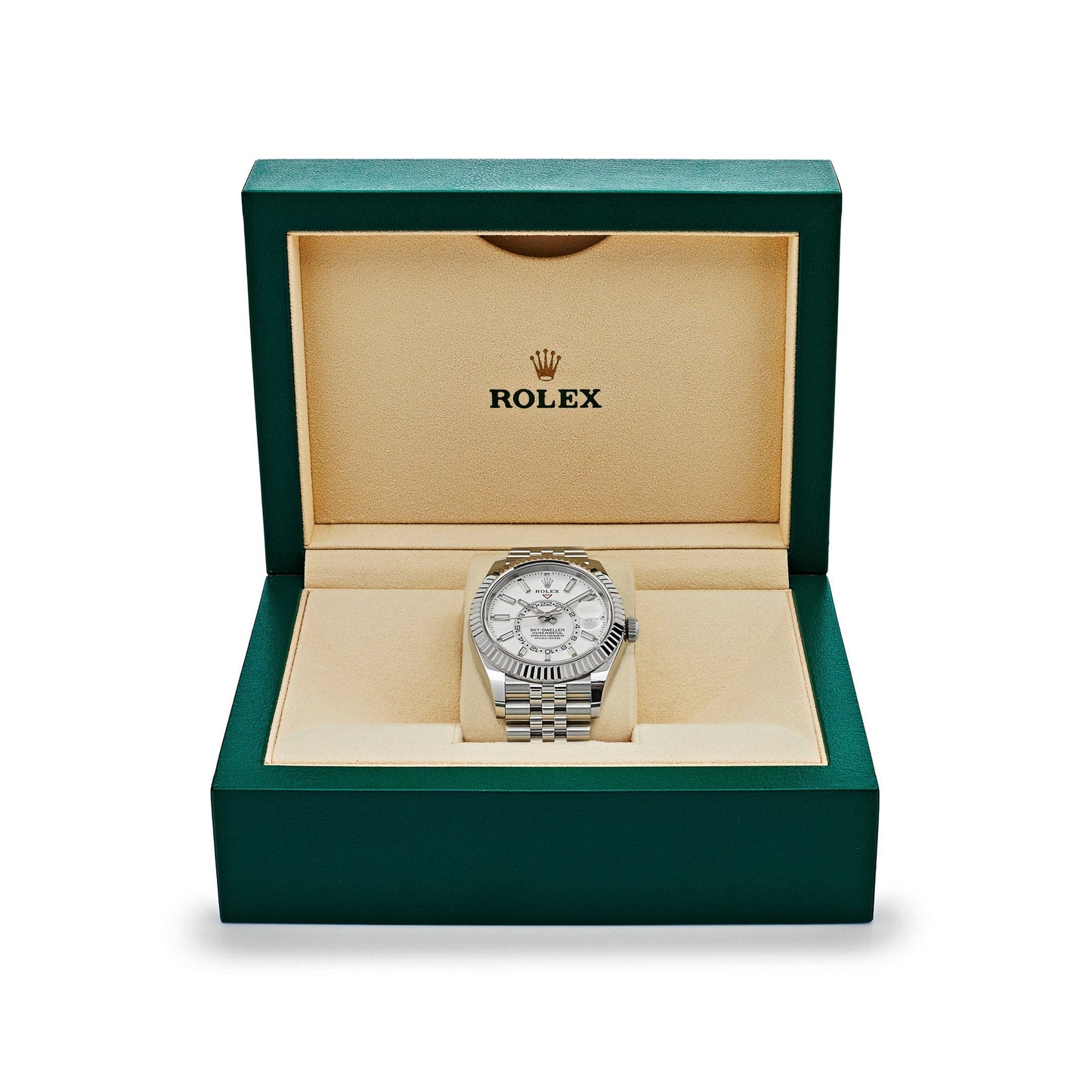 2025 Watch Sky-Dweller 326934 Stainless Steel White Dial Jubilee