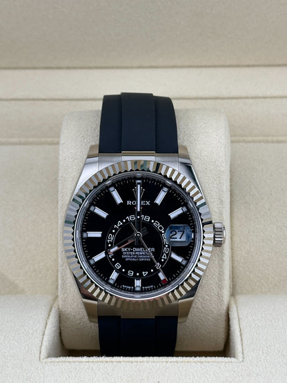 2025 Watch Sky-Dweller 336239 White Gold Black Dial Oysterflex (2024)