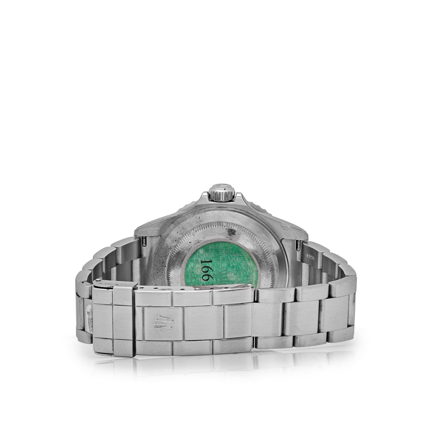 2025 Watch Submariner Date 16610LV 'Kermit' Bezel Flat 4 Stainless Steel Black Dial Oyster (2003)